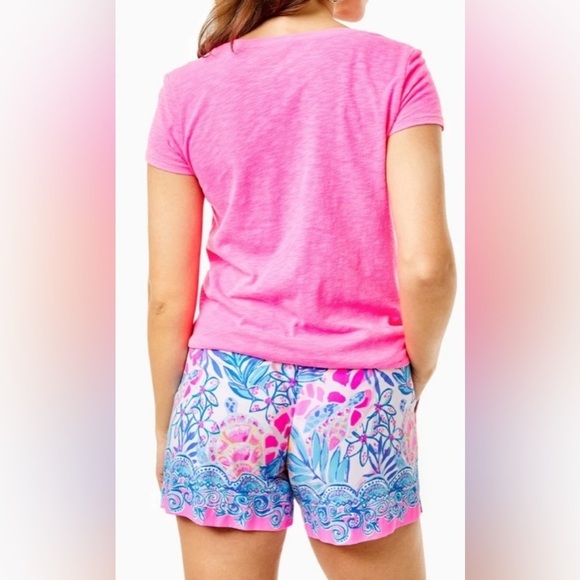 Lilly Pulitzer NWT Katia Shorts Small Resort White Rain Forest Retreat Size XXS - Picture 2 of 9